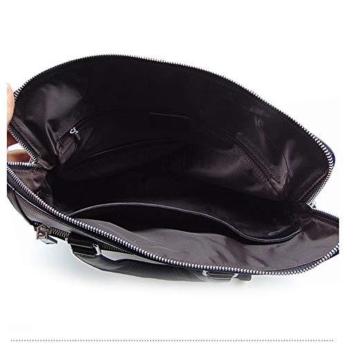 AZHom Maletín de Cuero con Capas de Crossbody del Cross-Strait Casual para Hombres maletín AZHom Maletín de Cuero con Capas de Crossbody del Cross-Strait Casual para Hombres maletín