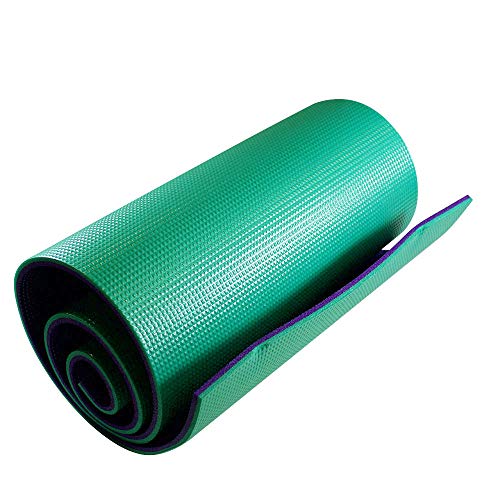 azorex Esterilla Yoga Espeso Antideslizante Alfombrilla de Yoga Espesor 10 mm Esterilla Pilates Esterilla Deporte con Correa de Hombro (Violeta Ancho 50cm, Espesor 10mm)