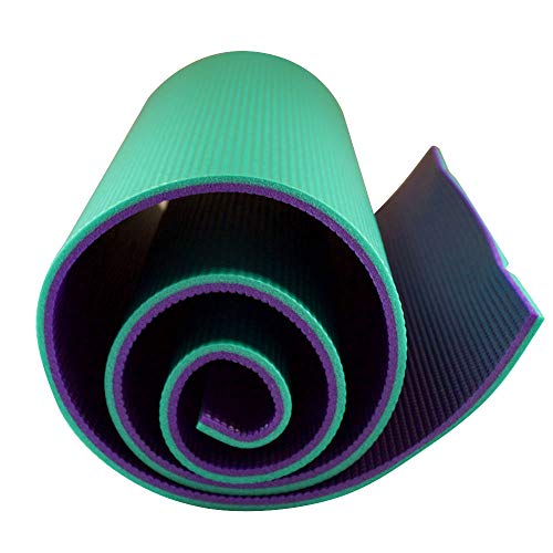 azorex Esterilla Yoga Espeso Antideslizante Alfombrilla de Yoga Espesor 10 mm Esterilla Pilates Esterilla Deporte con Correa de Hombro (Violeta Ancho 50cm, Espesor 10mm)