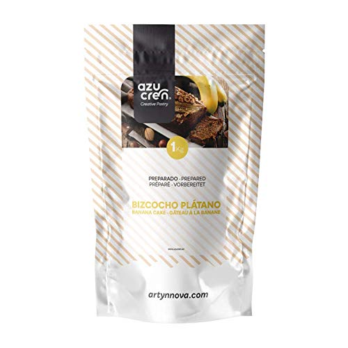Azucren - Preparado para Bizcocho - Cake Mix en Polvo 1 Kg (Plátano) Azucren - Preparado para Bizcocho - Cake Mix en Polvo 1 Kg (Plátano)
