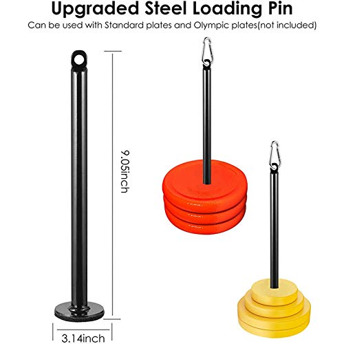 AZUOYI Poleas Gimnasio para Casa con Cuerda Pesada, Máquina del Sistema Polea de Tríceps Gimnasio Casa de Bricolaje para Curl de Bíceps, Extensiones Tríceps, Entrenamiento Fitness Gimnasio AZUOYI Poleas Gimnasio para Casa con Cuerda Pesada, Máquina del Sistema Polea de Tríceps Gimnasio Casa de Bricolaje para Curl de Bíceps, Extensiones Tríceps, Entrenamiento Fitness Gimnasio