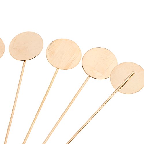 B Baosity 20Pcs DIY Broche de Cobre para Cuello de Camiseta Traje Estilo Sencillo de Diseño de Palo