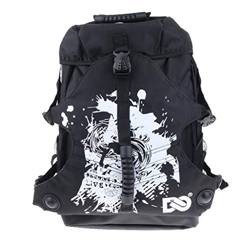 B Baosity Patinaje Patines Roller Skate Mochila Deportiva de Skate Línea Accesorios de Patinaje de Mujeres - Negro 1 B Baosity Patinaje Patines Roller Skate Mochila Deportiva de Skate Línea Accesorios de Patinaje de Mujeres - Negro 1