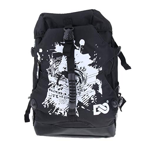 B Baosity Patinaje Patines Roller Skate Mochila Deportiva de Skate Línea Accesorios de Patinaje de Mujeres - Negro 1 B Baosity Patinaje Patines Roller Skate Mochila Deportiva de Skate Línea Accesorios de Patinaje de Mujeres - Negro 1