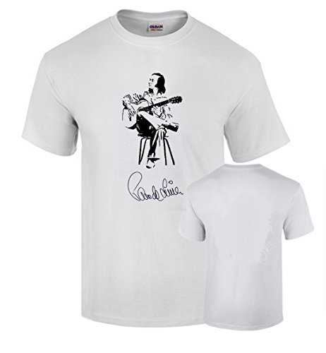 B & C Camiseta Paco de Lucia Guitarrista Flamenco Arte español Algodon Calidad 190grs (XXL)