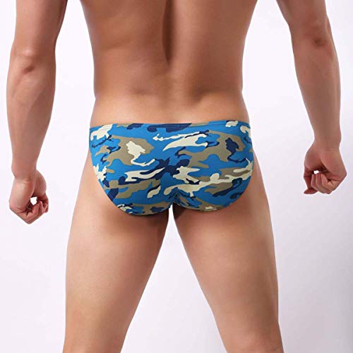 Ba Zha Hei-Calzoncillos para Hombre de Moda Ropa Interior de Estampado de Camuflaje Bombeo Ropa Interior Underwear Bulge Camouflage Print Sports Underpants Tangas Térmicos Camisetas Interiores