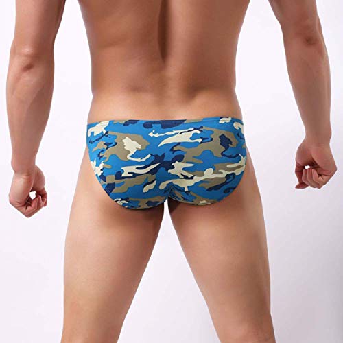 Ba Zha Hei-Calzoncillos para Hombre de Moda Ropa Interior de Estampado de Camuflaje Bombeo Ropa Interior Underwear Bulge Camouflage Print Sports Underpants Tangas Térmicos Camisetas Interiores