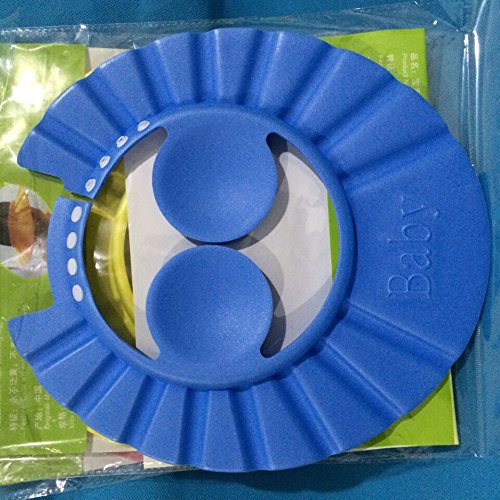 Baanuse Champú Segura Ducha Baños Bañera Proteger Suave Gorra Sombrero por Bebé Niños niños, Azul Baanuse Champú Segura Ducha Baños Bañera Proteger Suave Gorra Sombrero por Bebé Niños niños, Azul