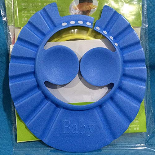 Baanuse Champú Segura Ducha Baños Bañera Proteger Suave Gorra Sombrero por Bebé Niños niños, Azul Baanuse Champú Segura Ducha Baños Bañera Proteger Suave Gorra Sombrero por Bebé Niños niños, Azul