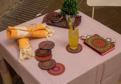 BABEL ARTESANIA Posavasos (Set de 6) - Regalos Originales Decorativos para café, Cocina, uno Drink, Taza, Vino, Tazas, Vasos, Cristal- Juego de mesas, Base Corcho para Mesa de Madera (Sevilla) BABEL ARTESANIA Posavasos (Set de 6) - Regalos Originales Decorativos para café, Cocina, uno Drink, Taza, Vino, Tazas, Vasos, Cristal- Juego de mesas, Base Corcho para Mesa de Madera (Sevilla)