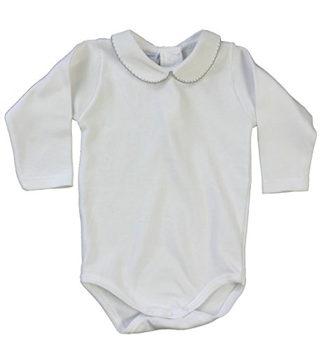 babidu 1188, Body Para Bebe, Blanco, 12 meses