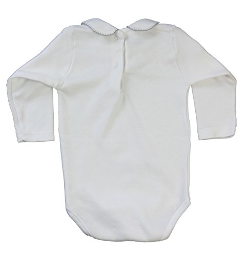 babidu 1188, Body Para Bebe, Blanco, 12 meses