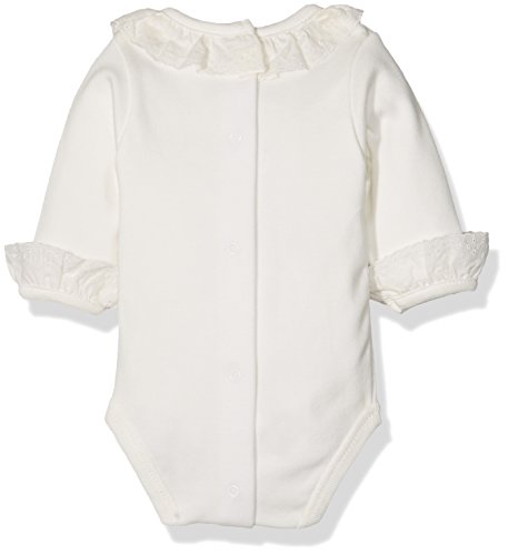 babidu BODY CUELLO BATISTA, Body para Bebé-Niños, Beige, 1 mes