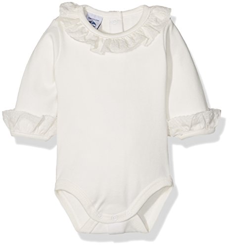 babidu BODY CUELLO BATISTA, Body para Bebé-Niños, Beige, 1 mes