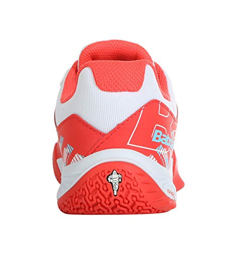 BABOLAT PULSA Women, Zapatillas de Tenis Mujer, Hibiscus/White, 38 EU BABOLAT PULSA Women, Zapatillas de Tenis Mujer, Hibiscus/White, 38 EU