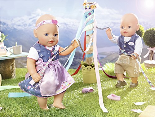 BABY born Traditional Outfit Boy Juego de ropita para muñeca - Accesorios para muñecas (Juego de ropita para muñeca, 3 año(s), Multicolor, 43 cm, Chica, 43 cm) , color/modelo surtido
