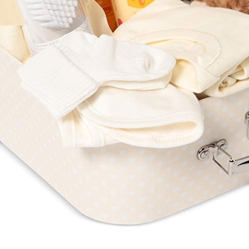 Baby Gift Set - Neutral Hamper Full of Baby Products in Cream Keepsake Box Baby Gift Set - Neutral Hamper Full of Baby Products in Cream Keepsake Box