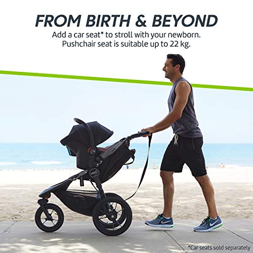 Baby Jogger Summit X3 - Cochecito para bebé, 3 ruedas, color negro/gris Baby Jogger Summit X3 - Cochecito para bebé, 3 ruedas, color negro/gris