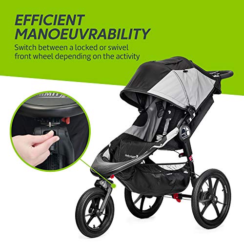 Baby Jogger Summit X3 - Cochecito para bebé, 3 ruedas, color negro/gris Baby Jogger Summit X3 - Cochecito para bebé, 3 ruedas, color negro/gris