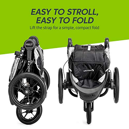Baby Jogger Summit X3 - Cochecito para bebé, 3 ruedas, color negro/gris Baby Jogger Summit X3 - Cochecito para bebé, 3 ruedas, color negro/gris