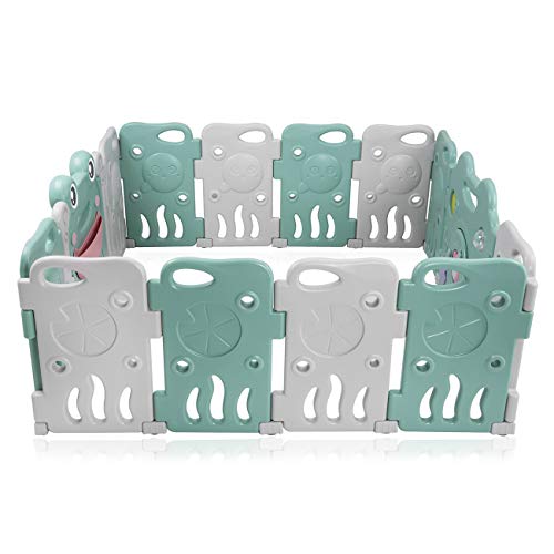 Baby Vivo Parque Corralito Plegable Puerta Robusto Plastico Bebe Barrera de Seguridad Jugar - Fridolin Baby Vivo Parque Corralito Plegable Puerta Robusto Plastico Bebe Barrera de Seguridad Jugar - Fridolin