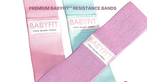 BabyFit – Set de regalo de fitness para recién nacidos y futuros mamás y bebés, incluye bandas BabyFit, programa de fitness B.A.B. y Baby Grow