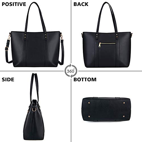 Bageek Bolsos de Mujer Bolso Bandolera Bolsos Tote Bag Bolsos Shopper Bolsos de Cuero Sintético Mujer Bolso de Mano Bolsas Para Dama Trabajo bolsos Negocios Escuela bolsos Universidad Viajes-Negro Bageek Bolsos de Mujer Bolso Bandolera Bolsos Tote Bag Bolsos Shopper Bolsos de Cuero Sintético Mujer Bolso de Mano Bolsas Para Dama Trabajo bolsos Negocios Escuela bolsos Universidad Viajes-Negro