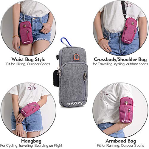 BAGZY Banda para el Brazo Teléfono Móvil Brazalete Deportivo Soporte Pasaporte de Viaje Bolsa de Cartera Bolsa de Cintura Cuerpo Cruzado Deportes al Aire Libre para iPhone 7 Plus Ciclismo Senderismo BAGZY Banda para el Brazo Teléfono Móvil Brazalete Deportivo Soporte Pasaporte de Viaje Bolsa de Cartera Bolsa de Cintura Cuerpo Cruzado Deportes al Aire Libre para iPhone 7 Plus Ciclismo Senderismo