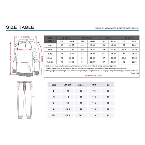 BAIDEFENG Chándal Deportivo para Hombre Chaqueta y Pantalones de 2 Piezas Suéter Universitario Juvenil Suéter con Capucha para Estudiantes Pantalones Deportivos Informales Sueltos-Caqui_Grande BAIDEFENG Chándal Deportivo para Hombre Chaqueta y Pantalones de 2 Piezas Suéter Universitario Juvenil Suéter con Capucha para Estudiantes Pantalones Deportivos Informales Sueltos-Caqui_Grande