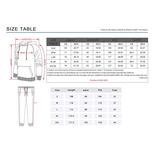 BAIDEFENG Chándal Deportivo para Hombre Chaqueta y Pantalones de 2 Piezas Suéter Universitario Juvenil Suéter con Capucha para Estudiantes Pantalones Deportivos Informales Sueltos-Caqui_Grande