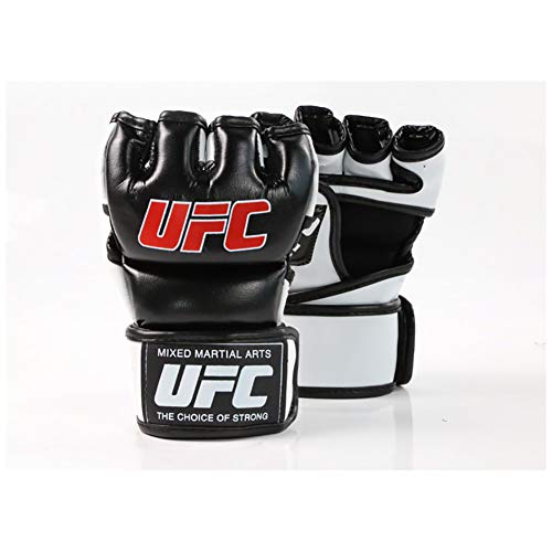 BAIEPING Guantes de lucha para artes marciales, Muay Thai, boxeo, sacos de arena, entrenamiento de lucha UFC, guantes de cuero