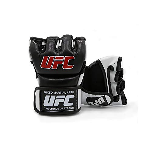 BAIEPING Guantes de lucha para artes marciales, Muay Thai, boxeo, sacos de arena, entrenamiento de lucha UFC, guantes de cuero