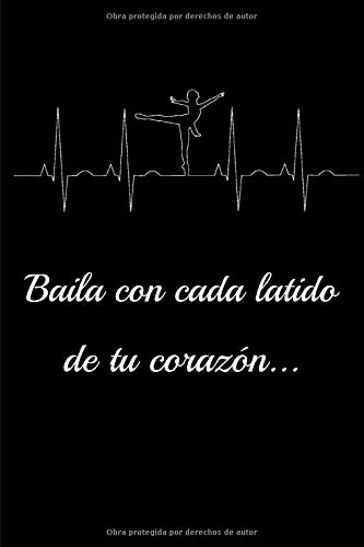 Baila con cada latido de tu corazón: Diario de ballet,Cuaderno de dibujo,Libreta bullet journal,6x9",120 páginas,Cuaderno de bolsillo,libreta de ... ,caligrafía,danza,Dorado,Motivational,escuela Baila con cada latido de tu corazón: Diario de ballet,Cuaderno de dibujo,Libreta bullet journal,6x9",120 páginas,Cuaderno de bolsillo,libreta de ... ,caligrafía,danza,Dorado,Motivational,escuela