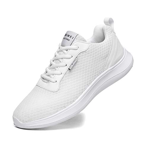 BaiMoJia Zapatillas Deportivas Hombre Zapatos Running Bambas Deporte Ligeras Verano Casual Blanco 47 EU BaiMoJia Zapatillas Deportivas Hombre Zapatos Running Bambas Deporte Ligeras Verano Casual Blanco 47 EU