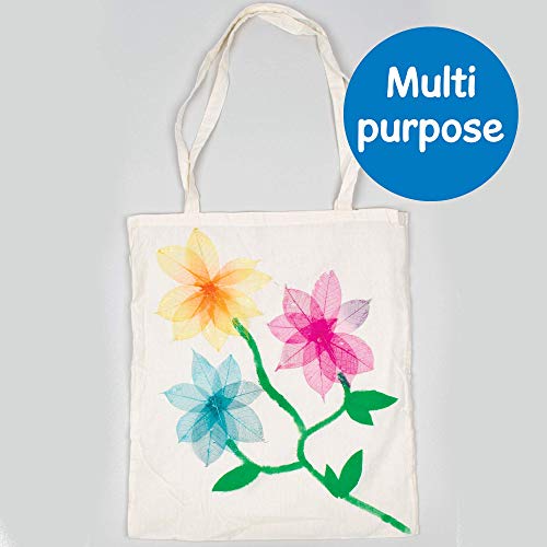 Baker Ross Bolsas de Tela Grandes para Pintar y Decorar (Paquete de 3) Manualidades infantiles Baker Ross Bolsas de Tela Grandes para Pintar y Decorar (Paquete de 3) Manualidades infantiles