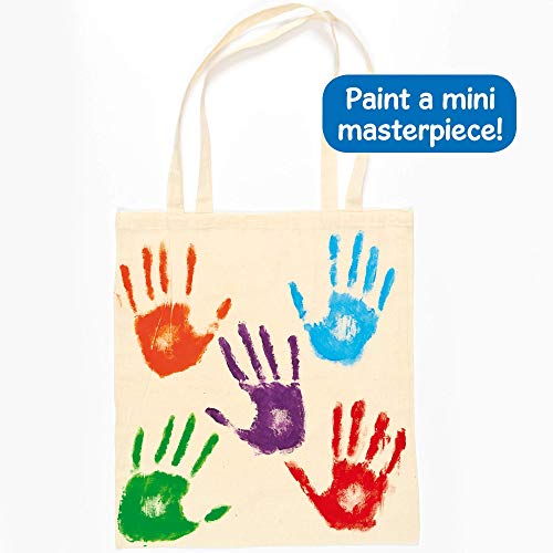 Baker Ross Bolsas de Tela Grandes para Pintar y Decorar (Paquete de 3) Manualidades infantiles