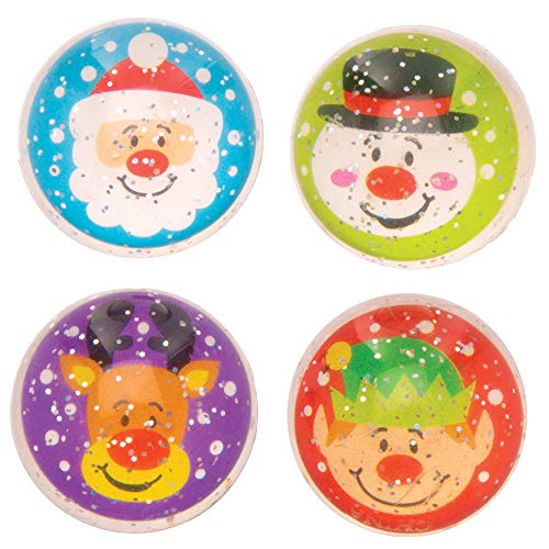 Baker Ross Pelotas de goma con purpurina Raquetas Amigos (paquete de 8) - Artes y manualidades navideñas Baker Ross Pelotas de goma con purpurina Raquetas Amigos (paquete de 8) - Artes y manualidades navideñas