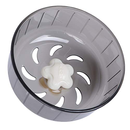 Balacoo - Bicicleta estática silenciosa para hámsters, de plástico, Juguete pequeño para Animales, Accesorio para hámster, Ratones de Carreras, Otros Animales domésticos pequeños, Gris Balacoo - Bicicleta estática silenciosa para hámsters, de plástico, Juguete pequeño para Animales, Accesorio para hámster, Ratones de Carreras, Otros Animales domésticos pequeños, Gris
