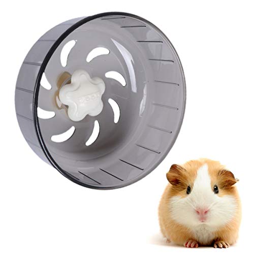 Balacoo - Bicicleta estática silenciosa para hámsters, de plástico, Juguete pequeño para Animales, Accesorio para hámster, Ratones de Carreras, Otros Animales domésticos pequeños, Gris Balacoo - Bicicleta estática silenciosa para hámsters, de plástico, Juguete pequeño para Animales, Accesorio para hámster, Ratones de Carreras, Otros Animales domésticos pequeños, Gris