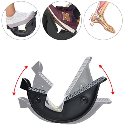 Balancín de Pie de Estiramiento Muscular, Pantorrillas y Tendón de Aquiles, Camilla de Pantorrillas, Foot Rocker Calf para Estiramiento Después del Ejercicio, Ejercicio de Tobillo (Negro) Balancín de Pie de Estiramiento Muscular, Pantorrillas y Tendón de Aquiles, Camilla de Pantorrillas, Foot Rocker Calf para Estiramiento Después del Ejercicio, Ejercicio de Tobillo (Negro)
