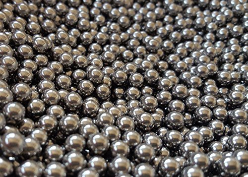 Balas de acero al carbono de gran calidad de 8 mm para tirachinas, catapulta o bien para ser utilizadas como rodamientos de bola en diferentes cantidades, 1000 Stück