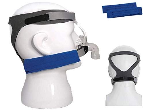 BALIBETOV Suministros Cpap - Repuesto Universal de la Correa del Arnés Cpap y Almohadillas de Confort para Mascarillas Cpap Resmed, Cpap Phillips y Varias Máscaras Cpap (Mascara no incluida) (Gris) BALIBETOV Suministros Cpap - Repuesto Universal de la Correa del Arnés Cpap y Almohadillas de Confort para Mascarillas Cpap Resmed, Cpap Phillips y Varias Máscaras Cpap (Mascara no incluida) (Gris)