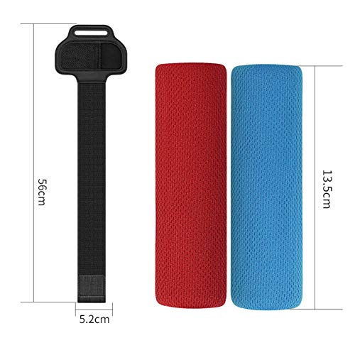 Balight Brazalete de Control Elástica Ajustable de Reemplazo para Juego de Ring Fit Adventure de Nintendo Switch Juego de Ejercicios de Fitness Joycon Adapter 1 pcs (Sin Anillo)