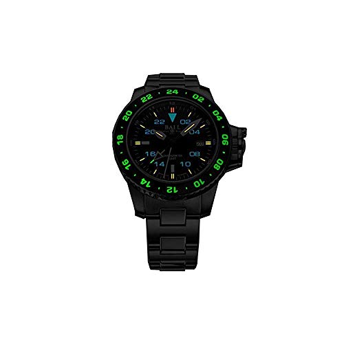 Ball Reloj automático Caja de Cristal Zafiro s. DG2018C-SC-BK Ball Reloj automático Caja de Cristal Zafiro s. DG2018C-SC-BK