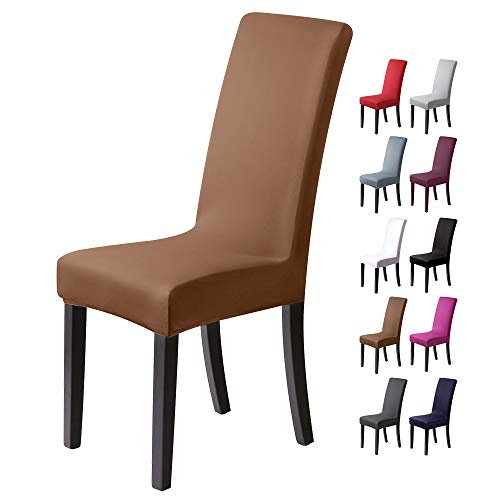BalladHome®Fundas para sillas Pack de 4 Fundas sillas Comedor Fundas elásticas, Cubiertas para sillas,bielástico Extraíble Funda, Muy fácil de Limpiar, Duradera (Paquete de 4, Beige-Piedra) BalladHome®Fundas para sillas Pack de 4 Fundas sillas Comedor Fundas elásticas, Cubiertas para sillas,bielástico Extraíble Funda, Muy fácil de Limpiar, Duradera (Paquete de 4, Beige-Piedra)
