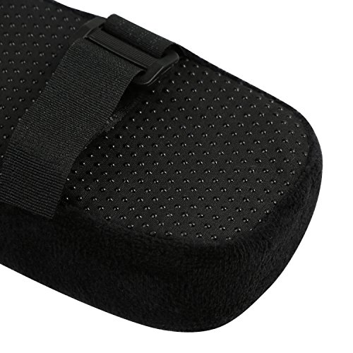 Ballery Almohadilla para Reposabrazos de Silla de Oficina, Antideslizante Ergonómica Fundas Sillas Oficina Almohada de Espuma Viscoelástica Cubierta de Apoyabrazos para Alivio de Codos y Antebrazos