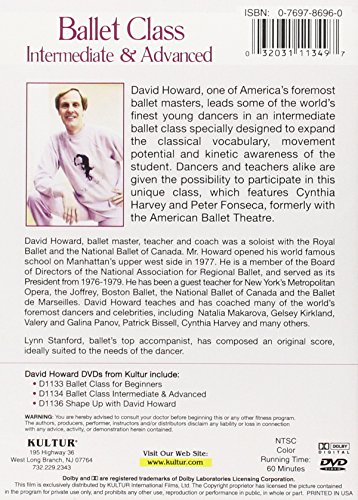 Ballet Class Intermediate & Advanced [Edizione: Stati Uniti] [Reino Unido] [DVD]