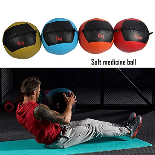 Balón AGYH Pelota Medicinal Soft Medicinal, Sólida Bola De La Aptitud De Cuero, Usada For Apretar Y Tirar De Squash, Cómodo Y Antideslizante, 4kg / 6 Kg / 8KG / 10KG (Size : 10KG) Balón AGYH Pelota Medicinal Soft Medicinal, Sólida Bola De La Aptitud De Cuero, Usada For Apretar Y Tirar De Squash, Cómodo Y Antideslizante, 4kg / 6 Kg / 8KG / 10KG (Size : 10KG)