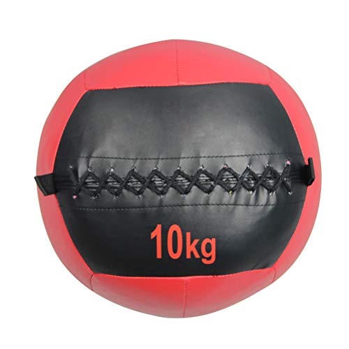 Balón AGYH Pelota Medicinal Soft Medicinal, Sólida Bola De La Aptitud De Cuero, Usada For Apretar Y Tirar De Squash, Cómodo Y Antideslizante, 4kg / 6 Kg / 8KG / 10KG (Size : 10KG)