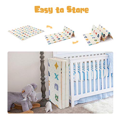 Bammax Alfombra Infantil, Alfombra Puzzle, Alfombra de Juego para Bebés, Alfombra Niños, Suelo Bebés de XPE, Reversible, Plegable, Impermeable, Antideslizante, Portátil, 200 * 180 * 1cm Bammax Alfombra Infantil, Alfombra Puzzle, Alfombra de Juego para Bebés, Alfombra Niños, Suelo Bebés de XPE, Reversible, Plegable, Impermeable, Antideslizante, Portátil, 200 * 180 * 1cm